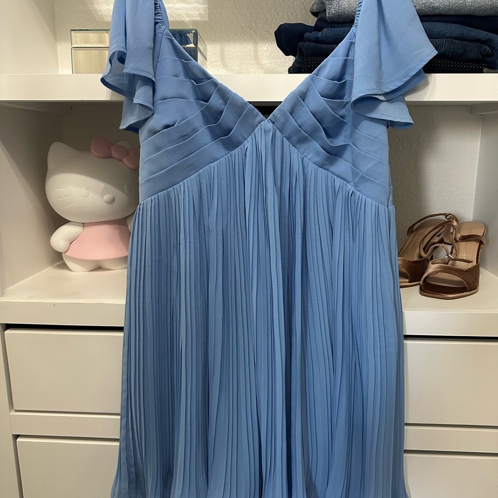 Lulu's Light Blue Mini Dress